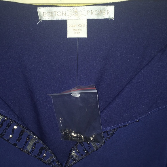 Boston Proper Cold Shoulder Bell Sleeve Dress - Picture 7 of 7